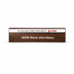 נייר גלגול  LEON Black Slim King Size עם פילטרים