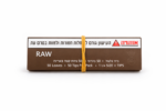 נייר גלגול RAW 1¼ עם פילטרים – 50 דפים טבעיים